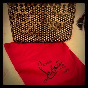 Christian Louboutin Patent Leather Studded Bag